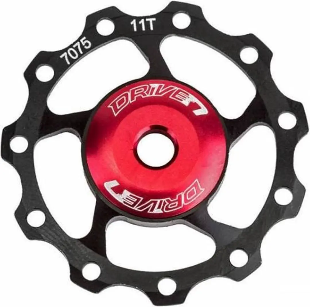 Sunrace SP880 Derailleurwieltje 11T Zwart/Rood - afbeelding 2 van 4
