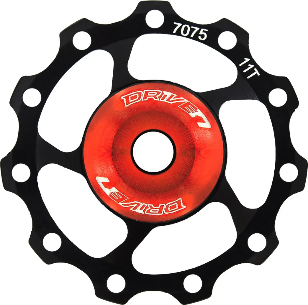 Sunrace Derailleurwieltje Sp880 11 Tanden 9/10/11s Zwart/rood