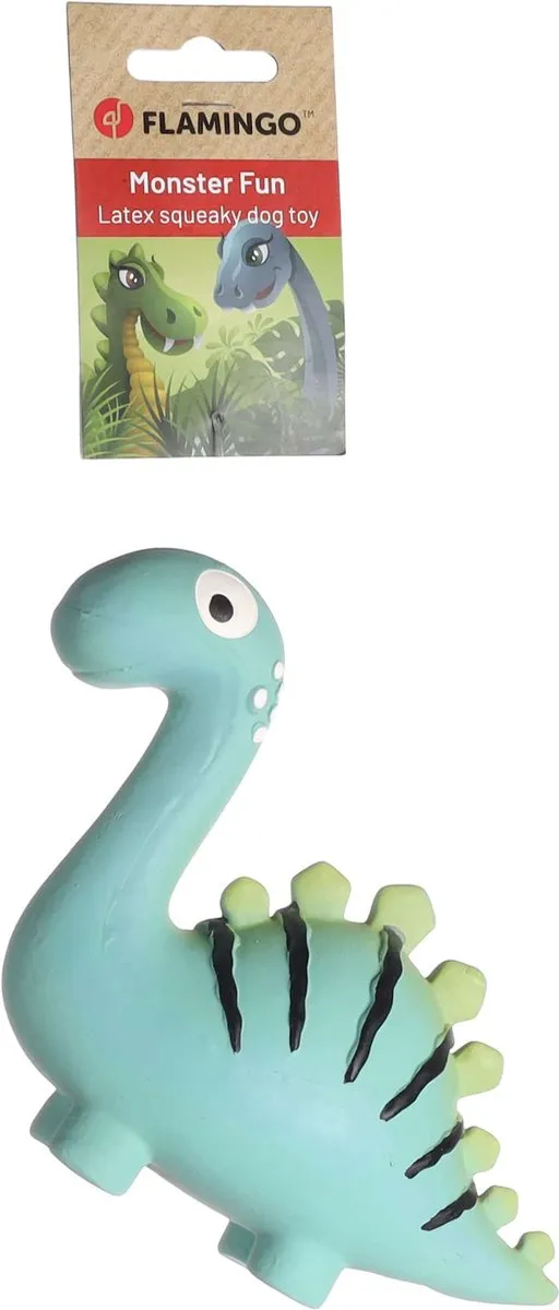 Flamingo Puga Hs Puga Latex Dino - Groen - 6,7x19x14cm