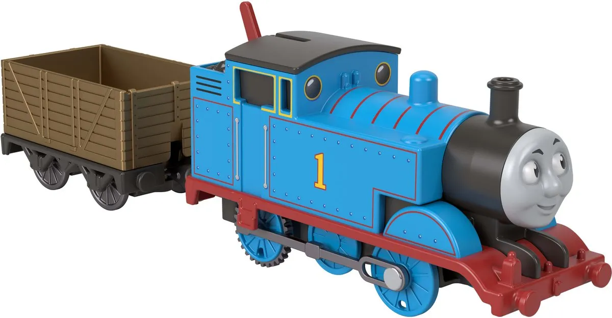 Fisher Price Thomas & Friends Thomas Gemotoriseerde Trein JGF93 - Blauw/Rood - afbeelding 6 van 6