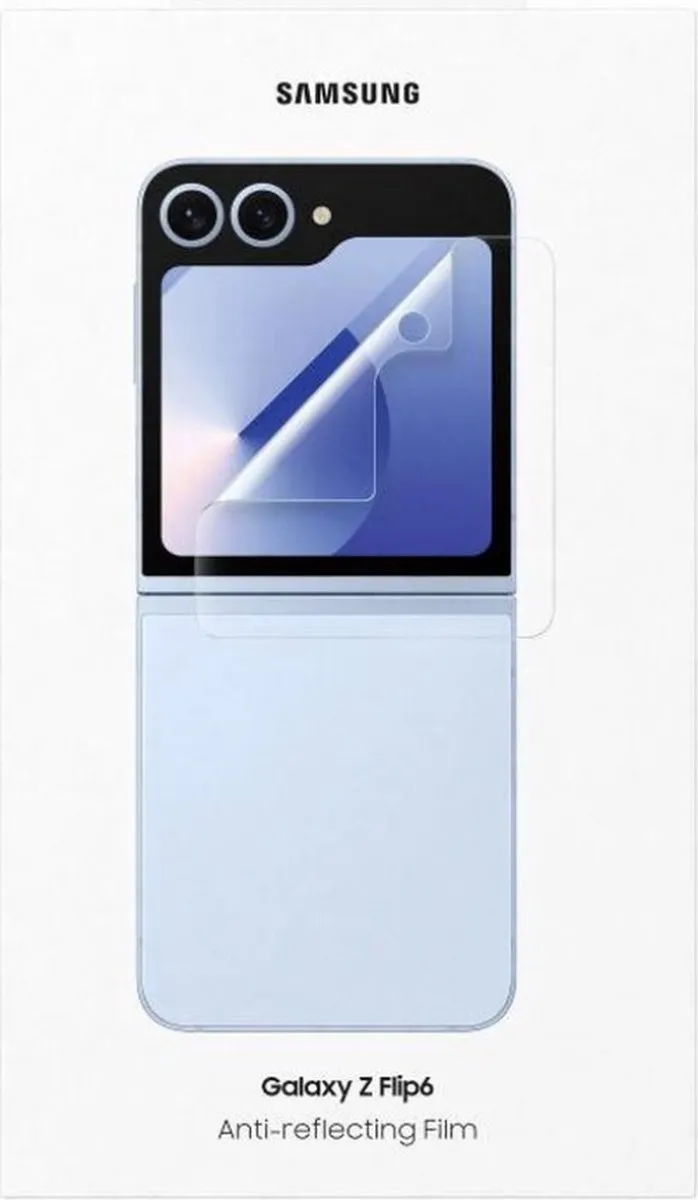 Samsung Galaxy Z Flip6 Schermbeschermer Anti-reflect 2 Stuks - afbeelding 6 van 6