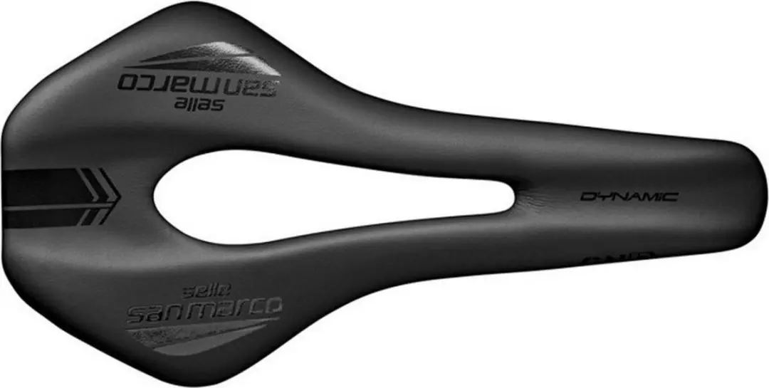 Zadel San Marco Open-Fit Dynamic Wide Zwart Één maat Racefiets