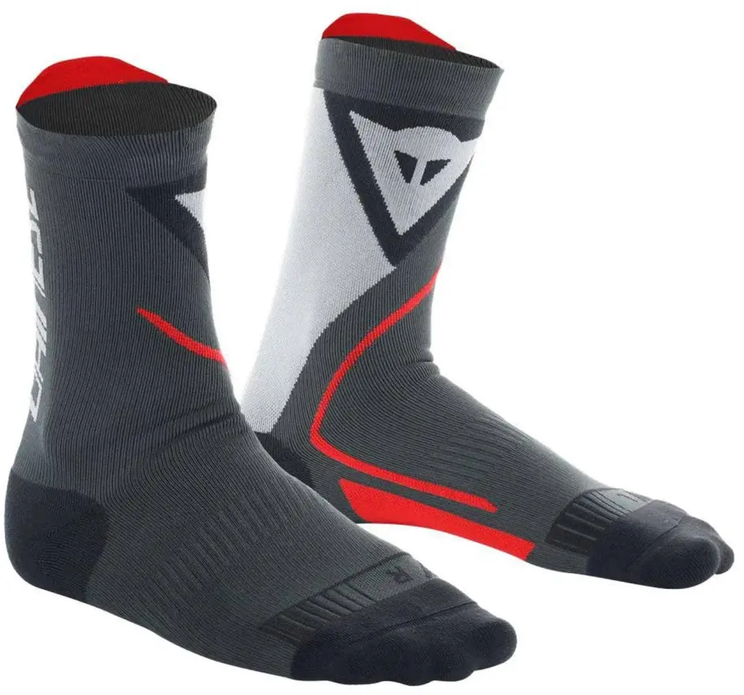 Dainese Thermo Mid Zwart Rood Sokken -