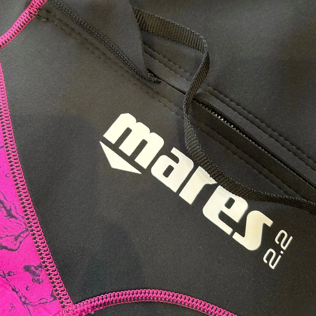 Mares Manta Shorty dames wetsuit - M - Black/Pink - afbeelding 5 van 6