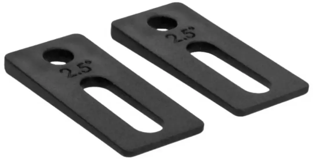 Profile Design 2.5°/5° Tilt Wedge Armleuning Zilver
