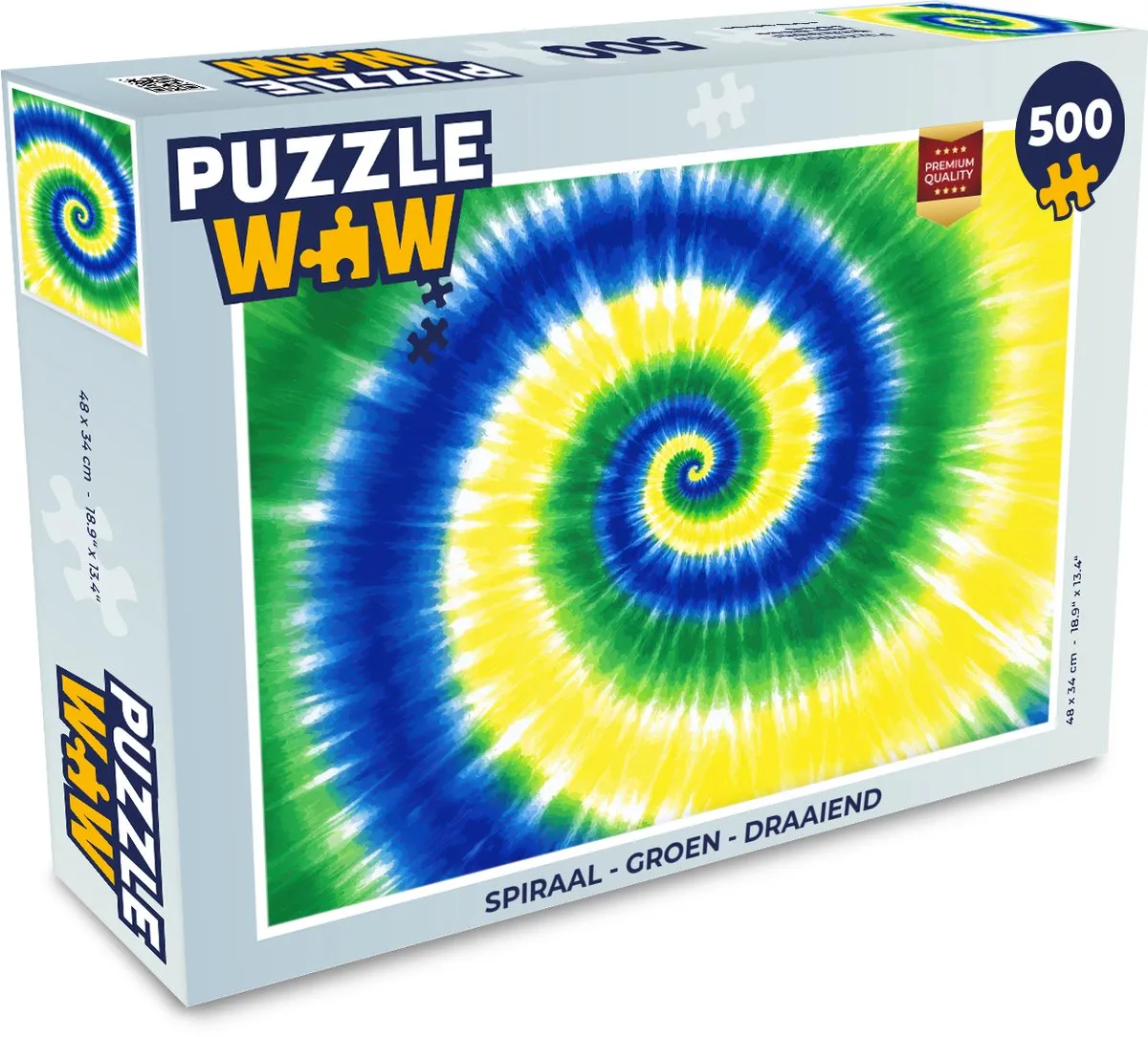 PuzzleWow Spiraal Draaiend Puzzel 500 Stuks