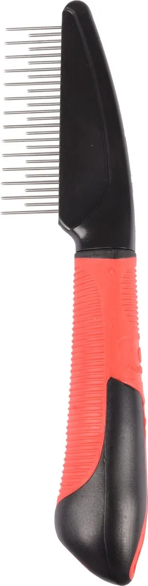 Flamingo Kam met Handvat - Lang Haar - Rood
