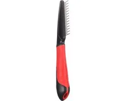 Flamingo Kam met Handvat - Lang Haar - Rood