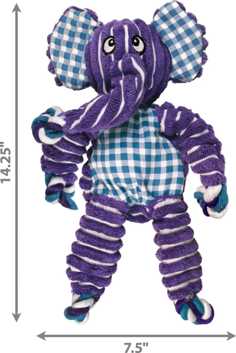 KONG Floppy Knots Olifant M/L - Paars