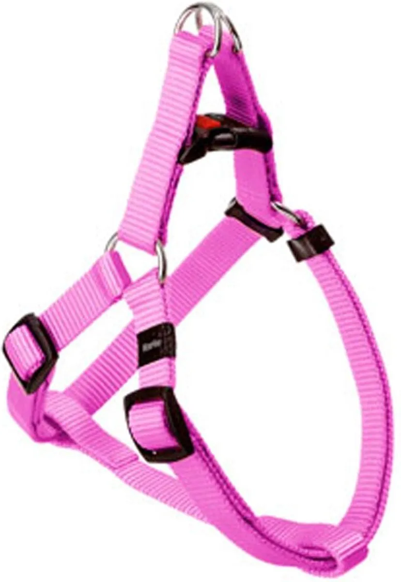 Flamingo Ziggi Step&go Hondenharnas - Roze S 25-45cm