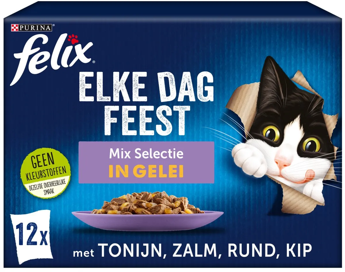 Felix Elke Dag Feest Mix Selectie Gelei 12x85g