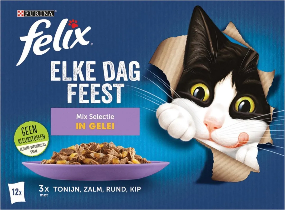 Felix Elke Dag Feest Mix Selectie Gelei 12x85g - afbeelding 6 van 6