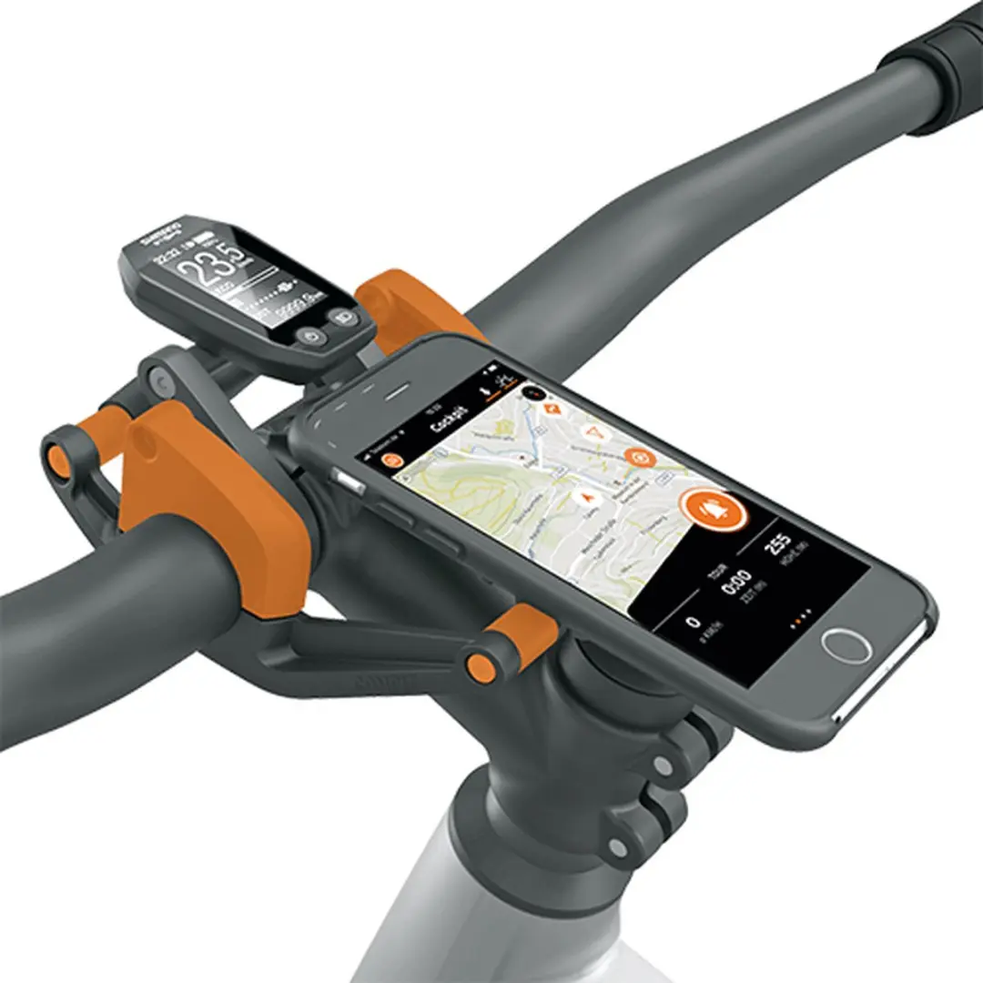 Uitbreidingssysteem voor de COMPIT/E-smartphonehouder