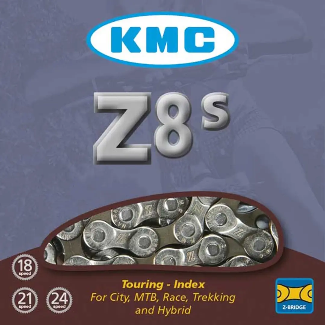 KMC Z8S - Fietsketting - 6/7/8 Speed - 114 Schakels - Zilver - afbeelding 6 van 6