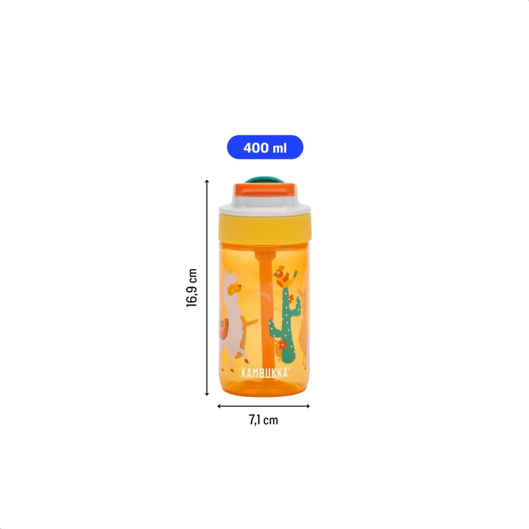 Kambukka Lagoon Drinkfles 400ml Oranje - afbeelding 2 van 6