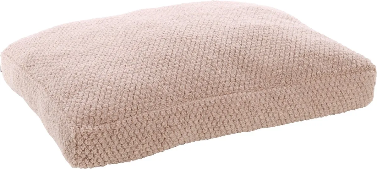 Flamingo Jacquard Honden- & Kattenbed 80x60x10cm Taupe