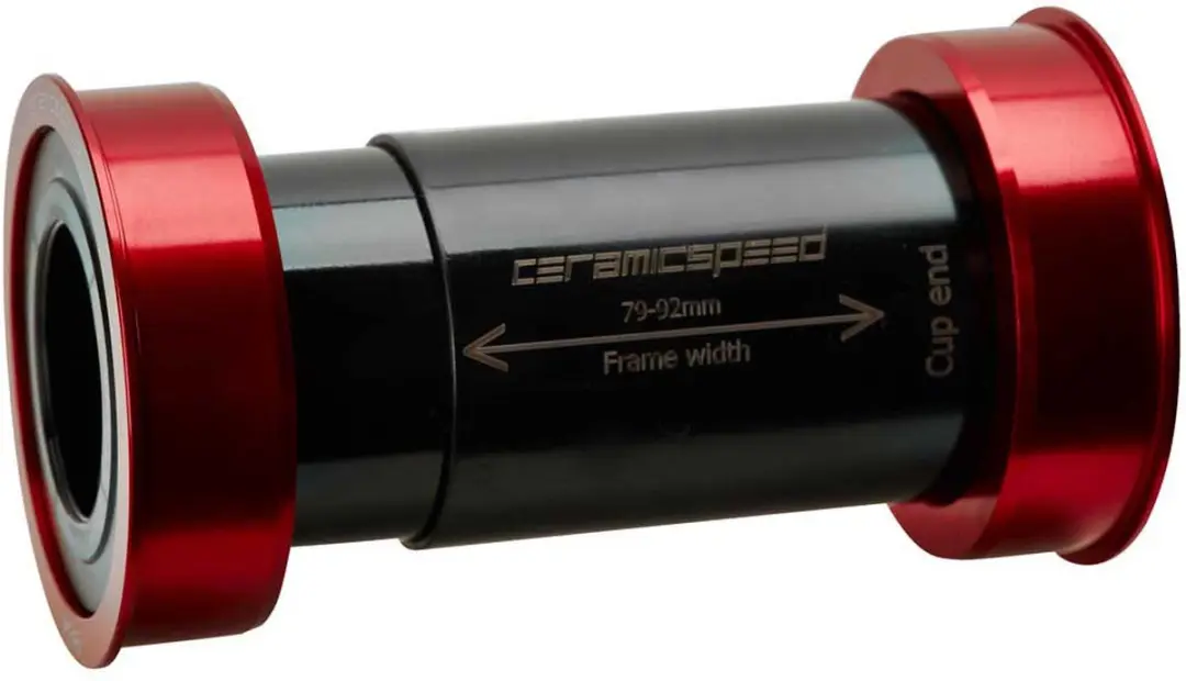 Ceramicspeed Evo386 Sram Gxp Trapaslagers Rood,Zwart 86.5 mm
