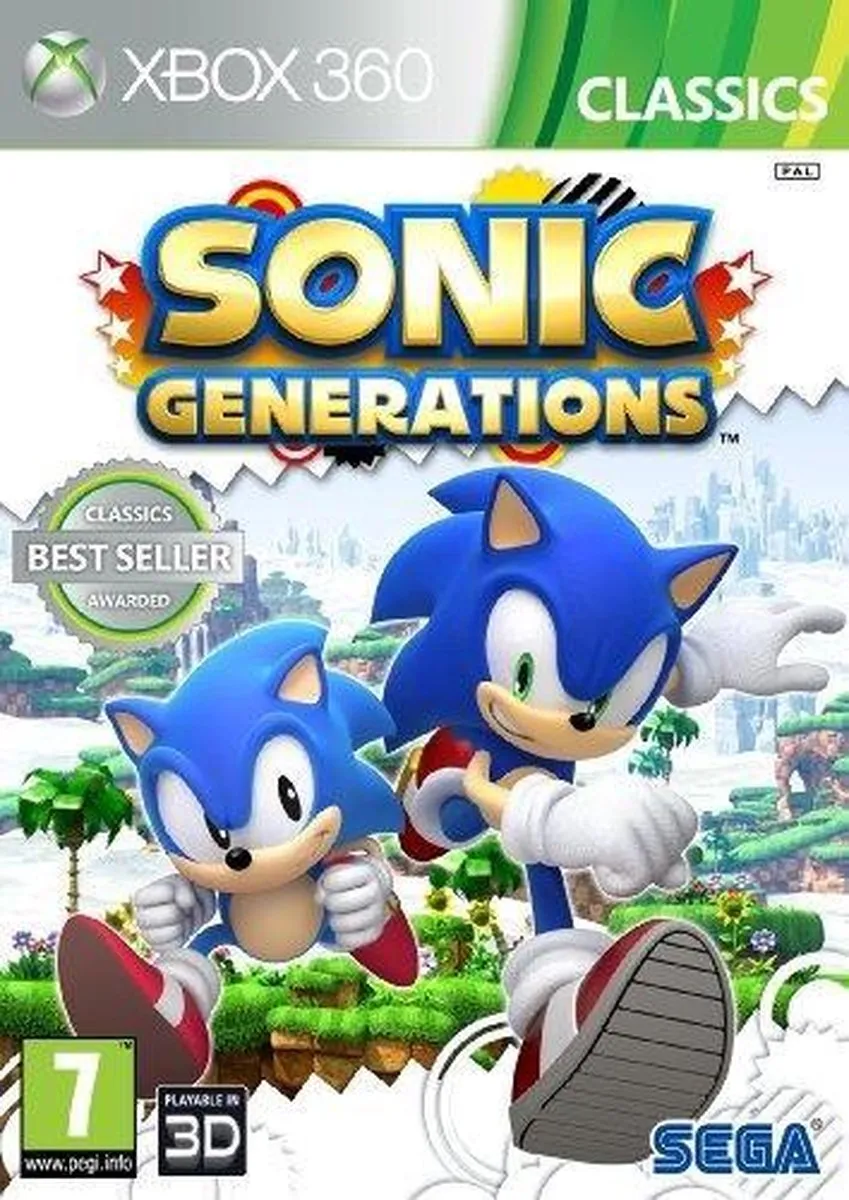 Sega Sonic Generations Xbox 360