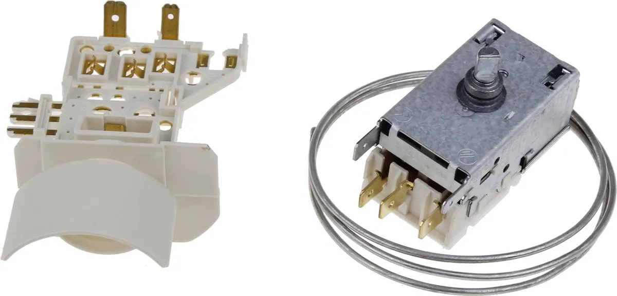 Whirlpool Thermostaat Ranco K59-S1880/500 - 3-contacts - Wit/Zilver