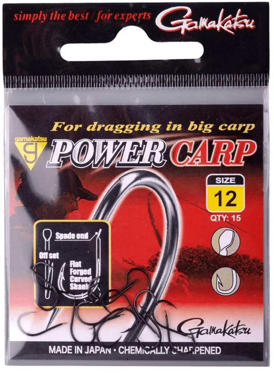 Gamakatsu Power Carp Hooks NSB