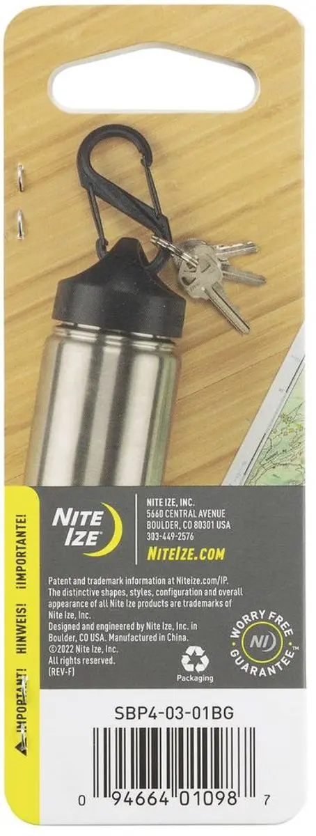 Nite Ize S-Biner Gr. 4 Karabijnhaak - afbeelding 2 van 6