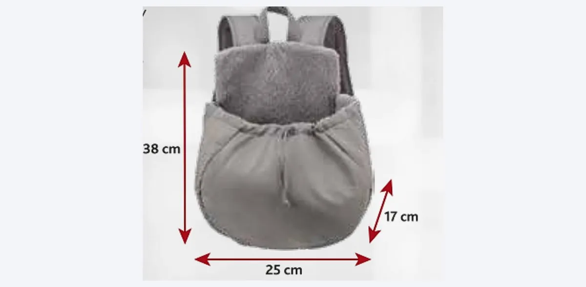 Trixie Hondentas Buikdrager Molly Grijs - 25x17x38cm
