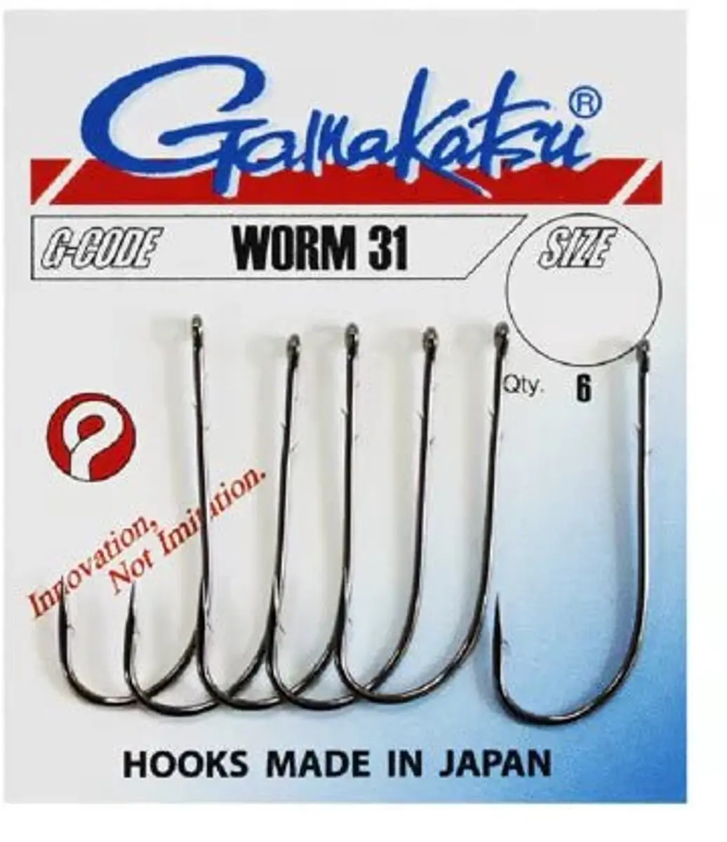 Gamakatsu Worm 31 Haak #1/0