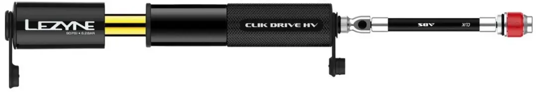 Lezyne Clik Drive HV fietspomp - Zwart - afbeelding 3 van 3