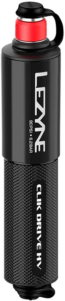 Lezyne Clik Drive HV fietspomp - Zwart - afbeelding 2 van 3