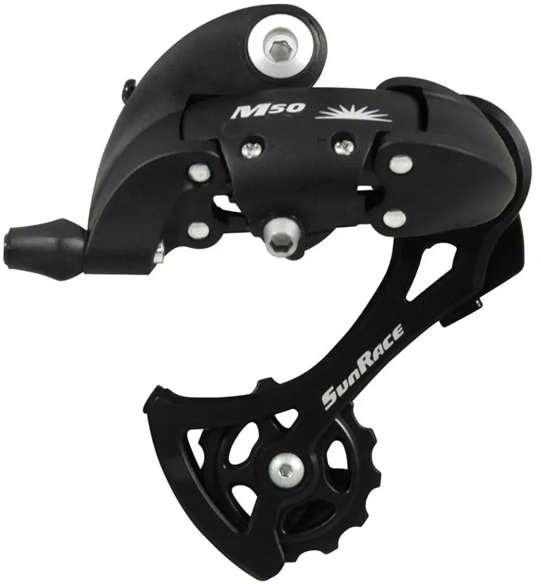 Sunrace Mtb Rdm57 Achterderailleur Zwart 8s / Max 34t