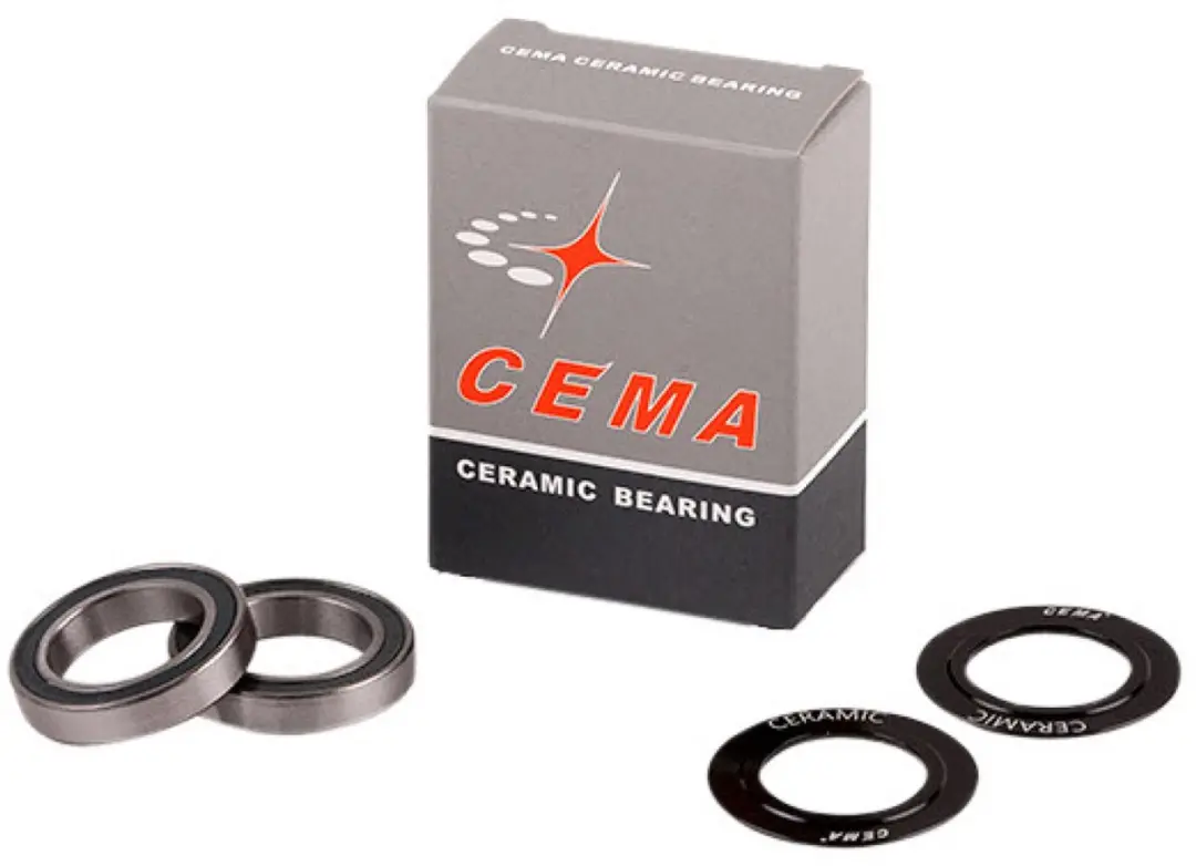 Cema Kogellager set 24mm keramisch zwart