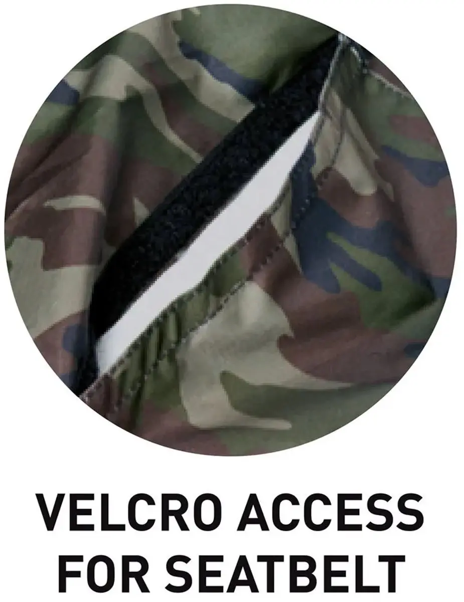 Surflogic Waterdichte Dubbele Autostoelbekleding Groen Camo - afbeelding 3 van 4