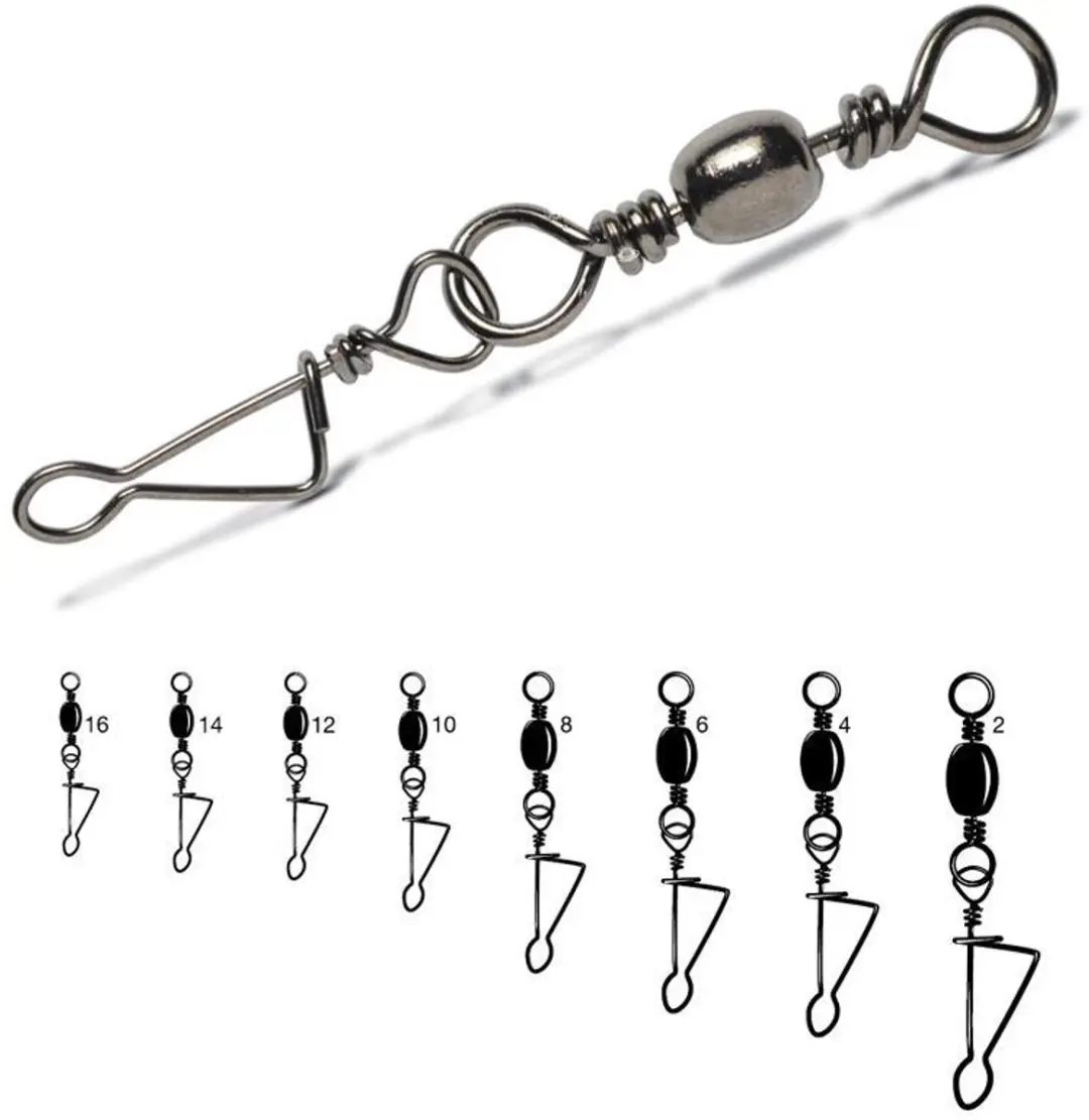 VMC Barrel + Italian Swivels 10