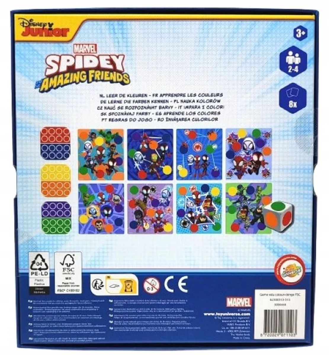 Nickelodeon Spidey Amazing Friends Leer de Kleuren - 3004444 - 2-4 Spelers