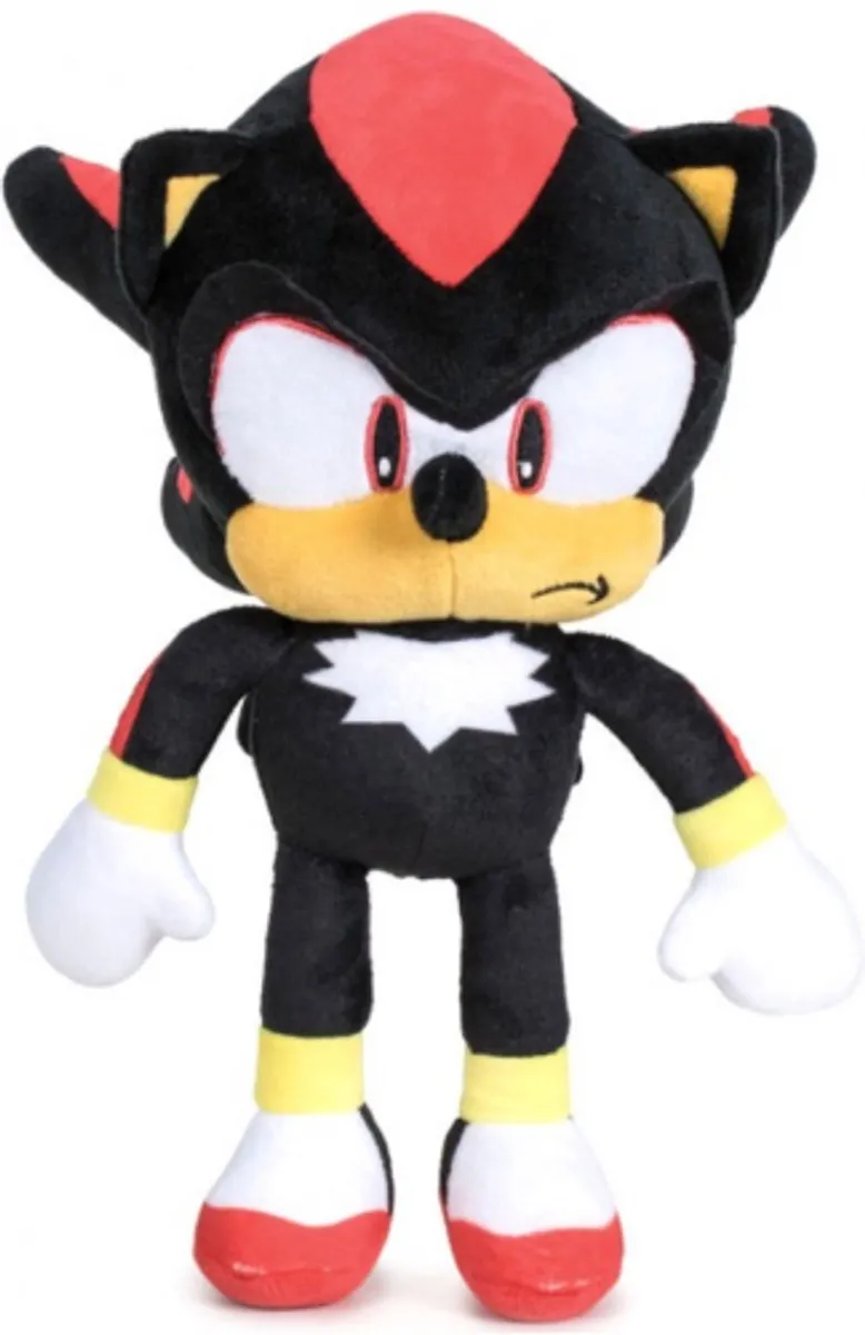 Sonic Shadow Pluche Knuffel 30cm - Zwart