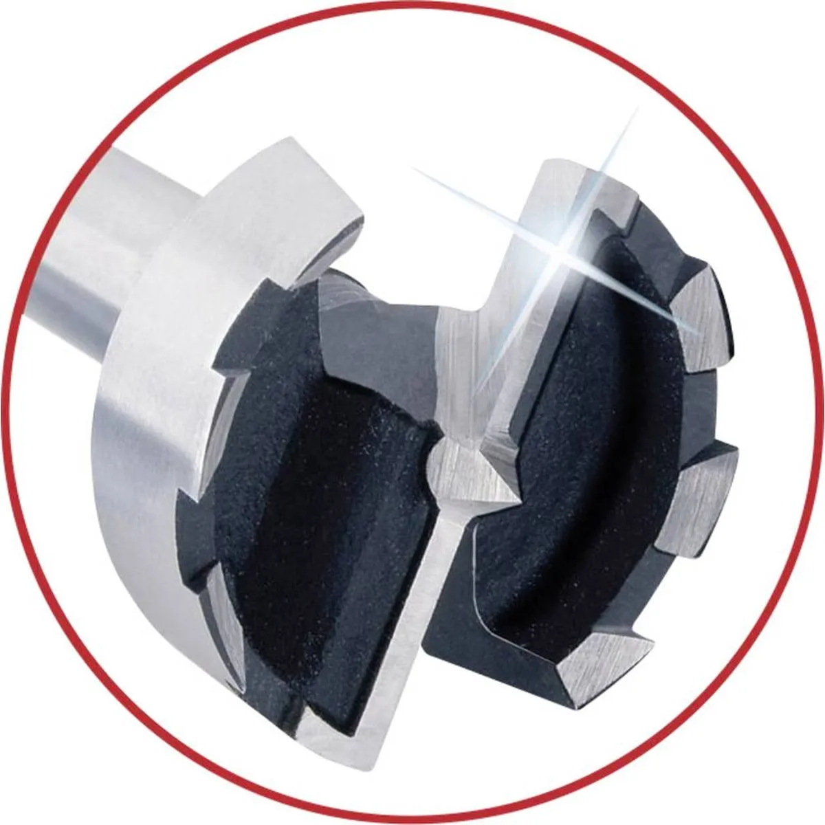 Wolfcraft Scharnierboor Set 5-delig 1002000 - Ø15-35mm