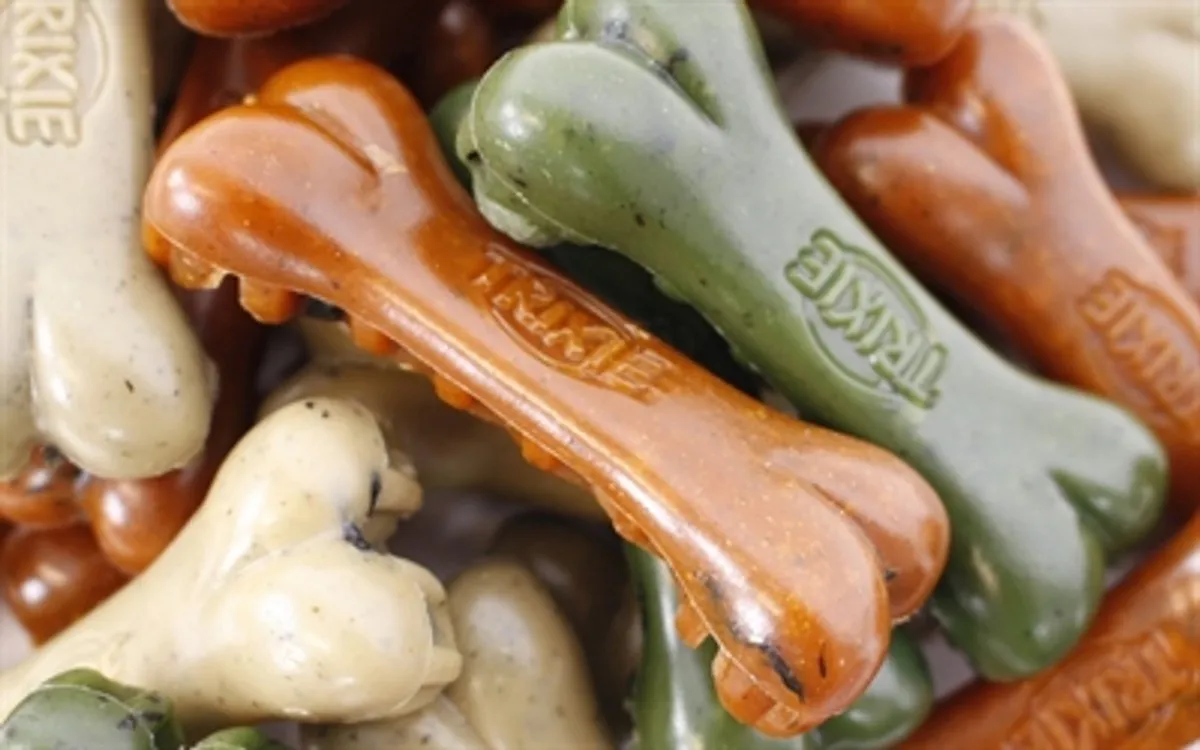 Trixie Denta Fun Veggie Bot Honingraat Assorti - 40 Stuks
