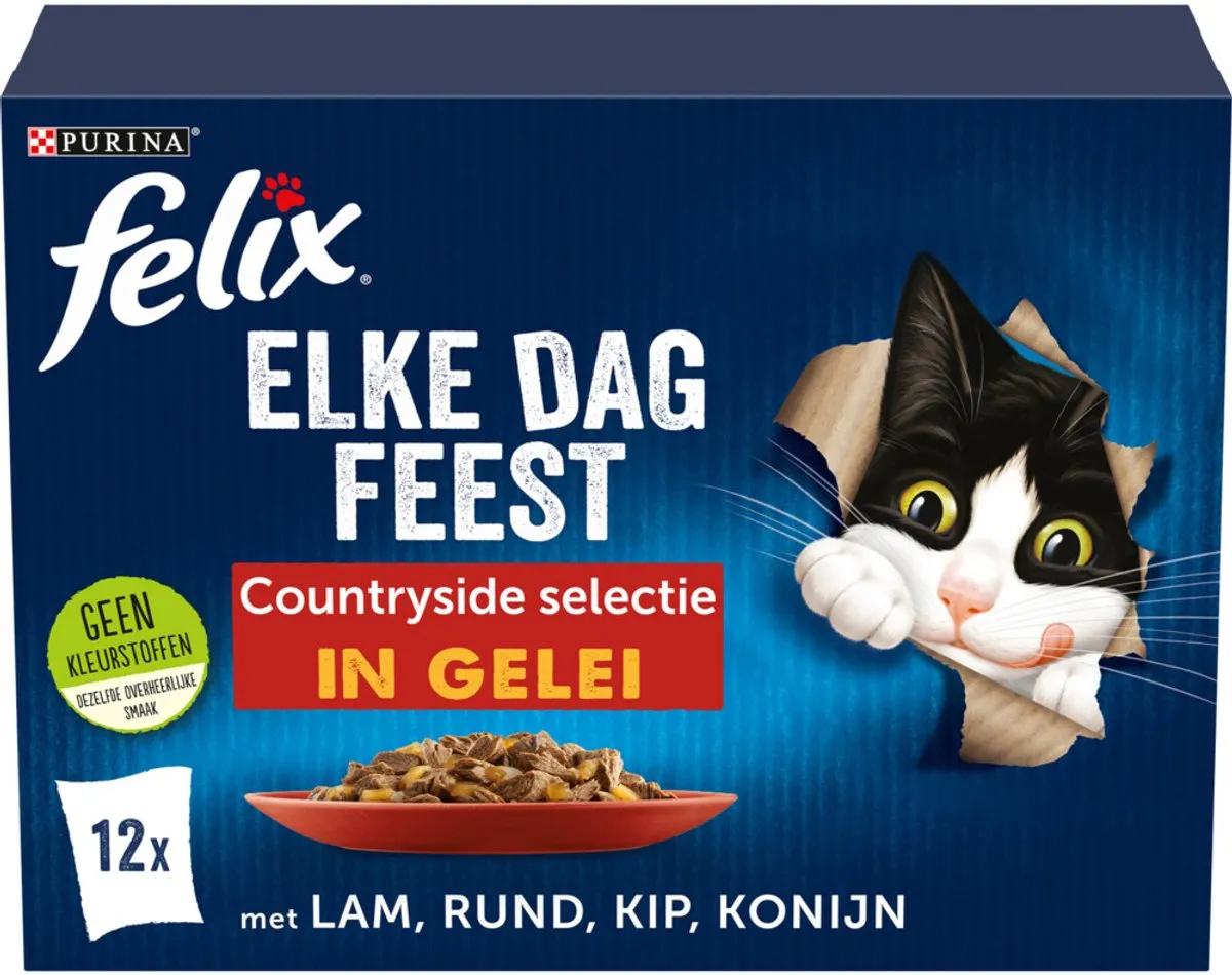 Felix Elke Dag Feest Countryside Selectie in Gelei - 12x85g