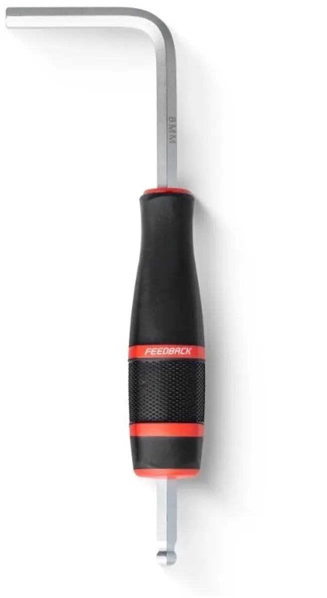 Feedback Sports L-Handle 6mm Inbussleutel - Zwart/Rood - afbeelding 5 van 6