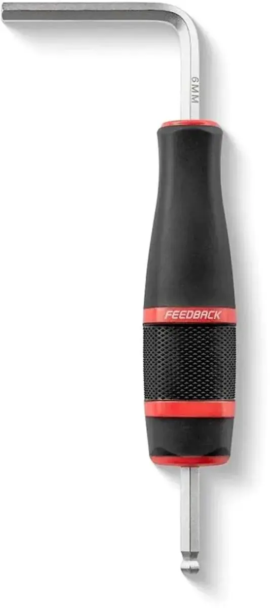 Feedback Sports L-Handle 6mm Inbussleutel - Zwart/Rood - afbeelding 6 van 6