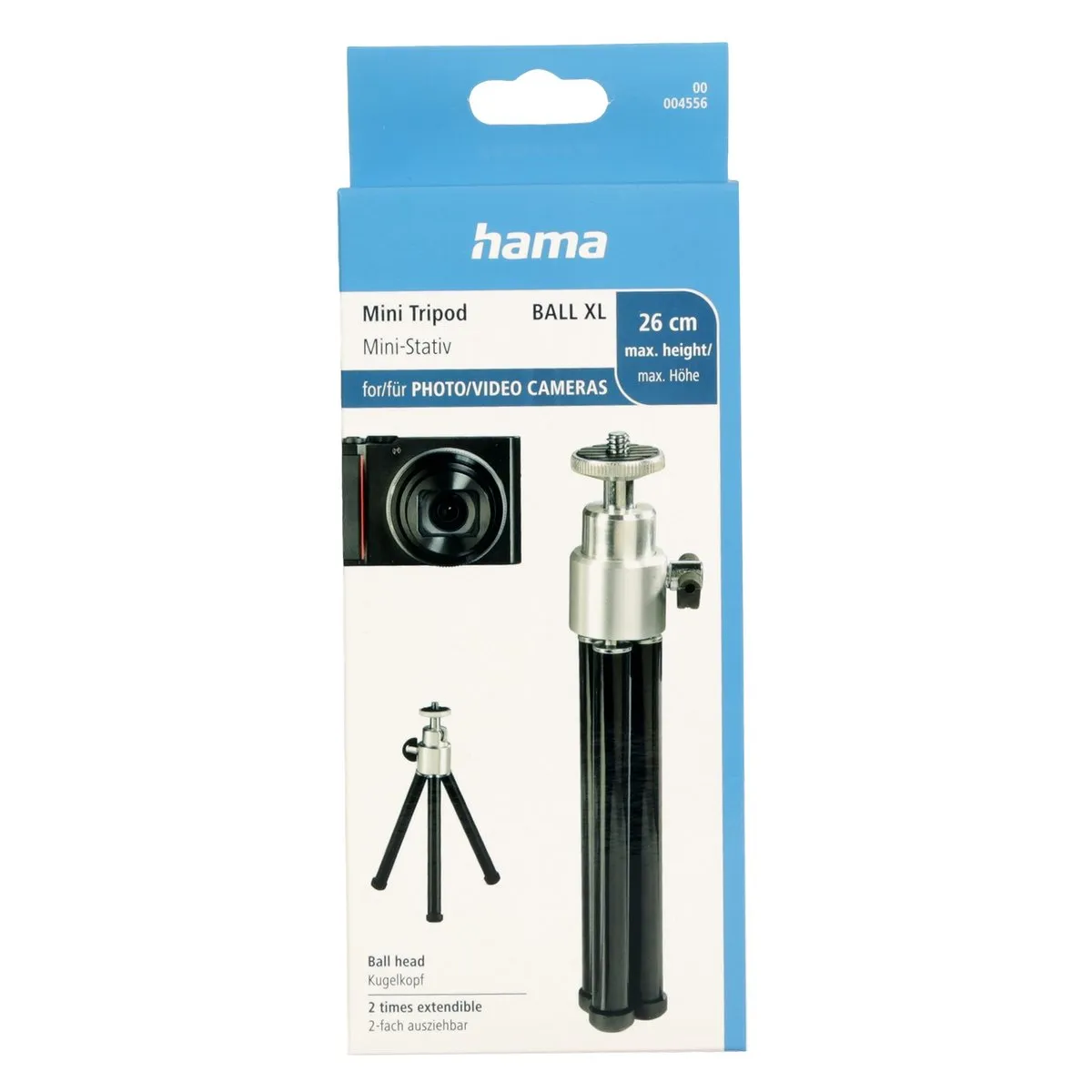 Hama Mini-statief Ball XL 00004556 - Zwart