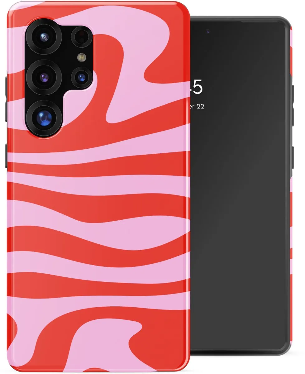 Selencia Hoesje Samsung Galaxy S25 Ultra Dream Swirl Pink