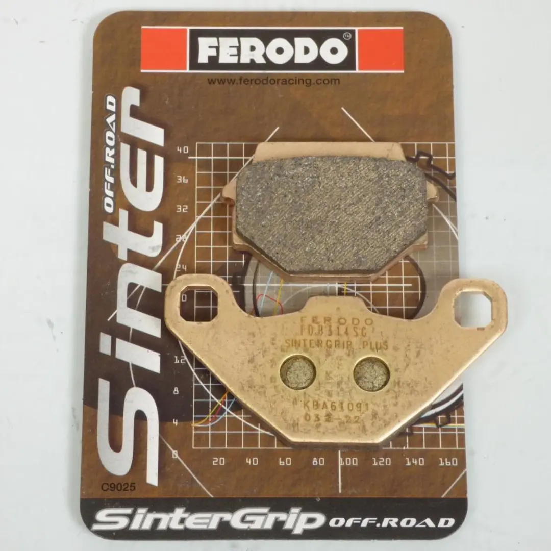 Plaquette de frein Ferodo pour Moto Husqvarna 350 TE 1990 à 1991 AR Neuf