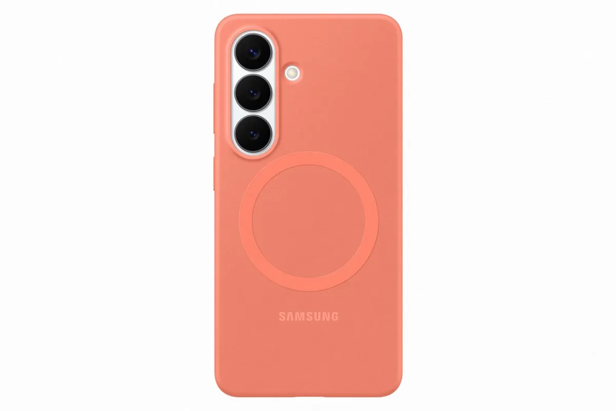 Samsung Galaxy S26 Plus Silicone Magnet Hoesje - Koraalrood - EF-ES947COEGWW