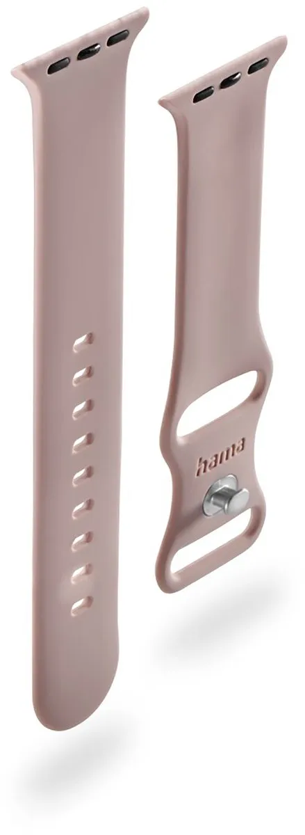 Hama Fantastic Feel Bandje Apple Watch 38/40/41mm - Nude Roze - afbeelding 5 van 6