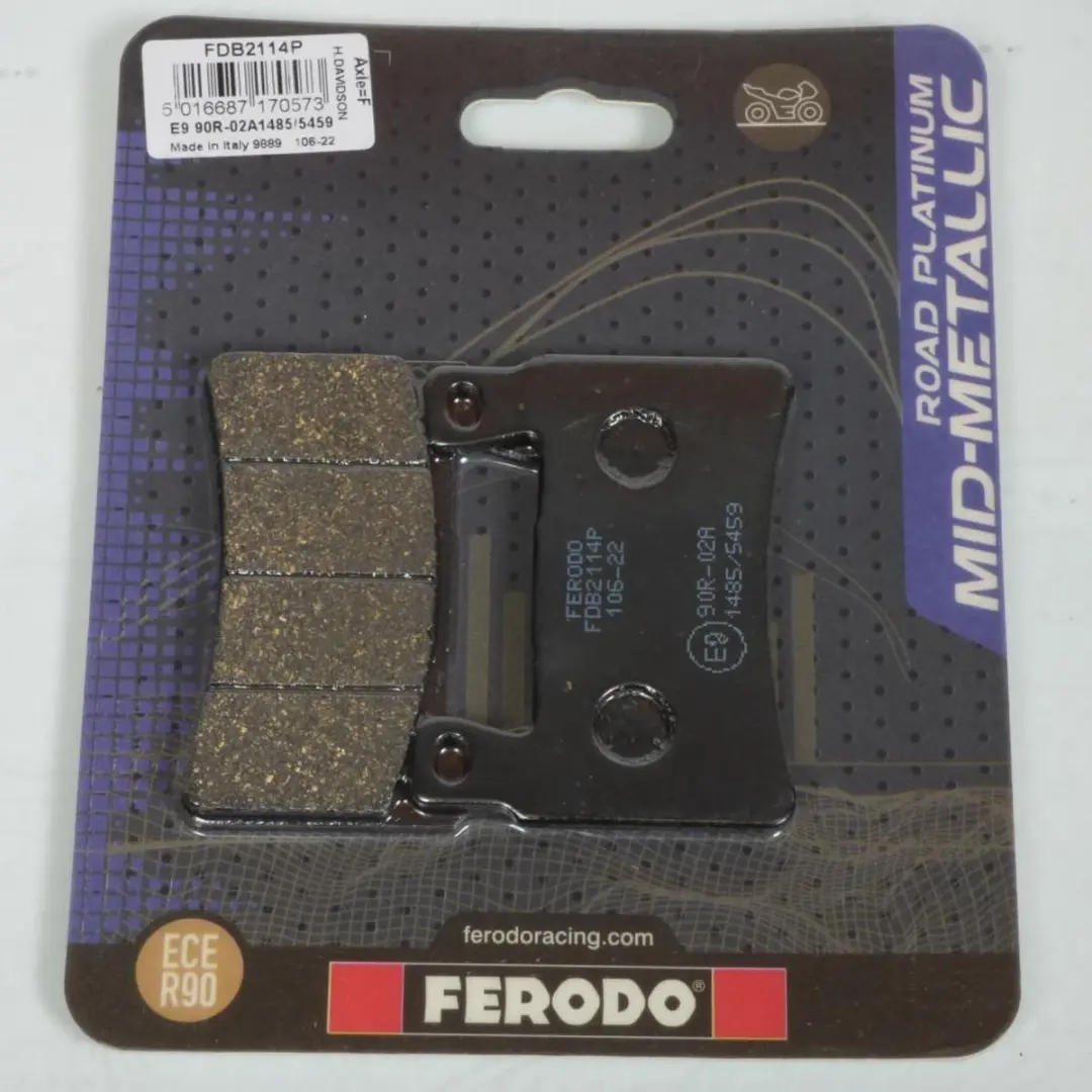 Ferodo Fdb2114p Platinum Road Semi-gesinterde Remblokken Zilver