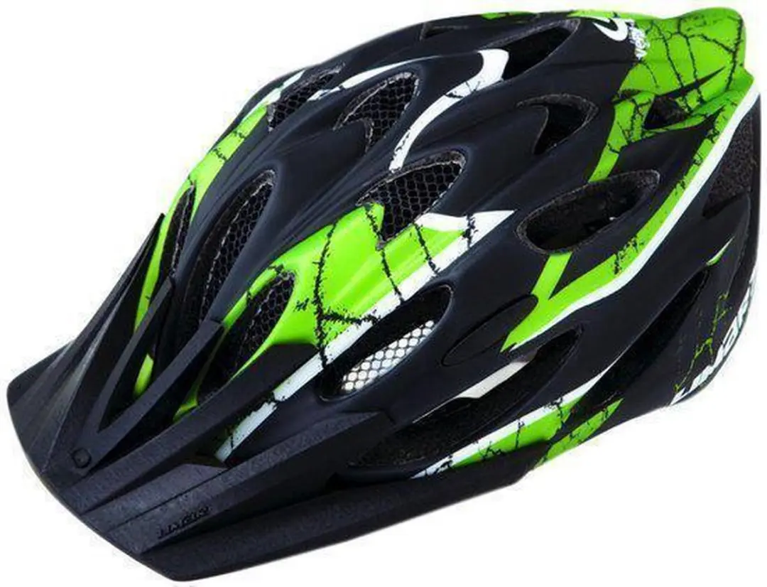 Limar Helm 757 matzwart/groen