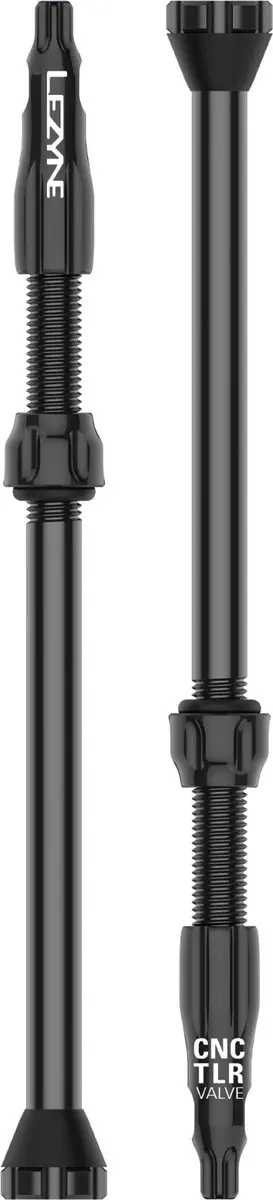LEZYNE Bandenplakkers CNC TLR TUBELESS VALVE 80MM BLACK