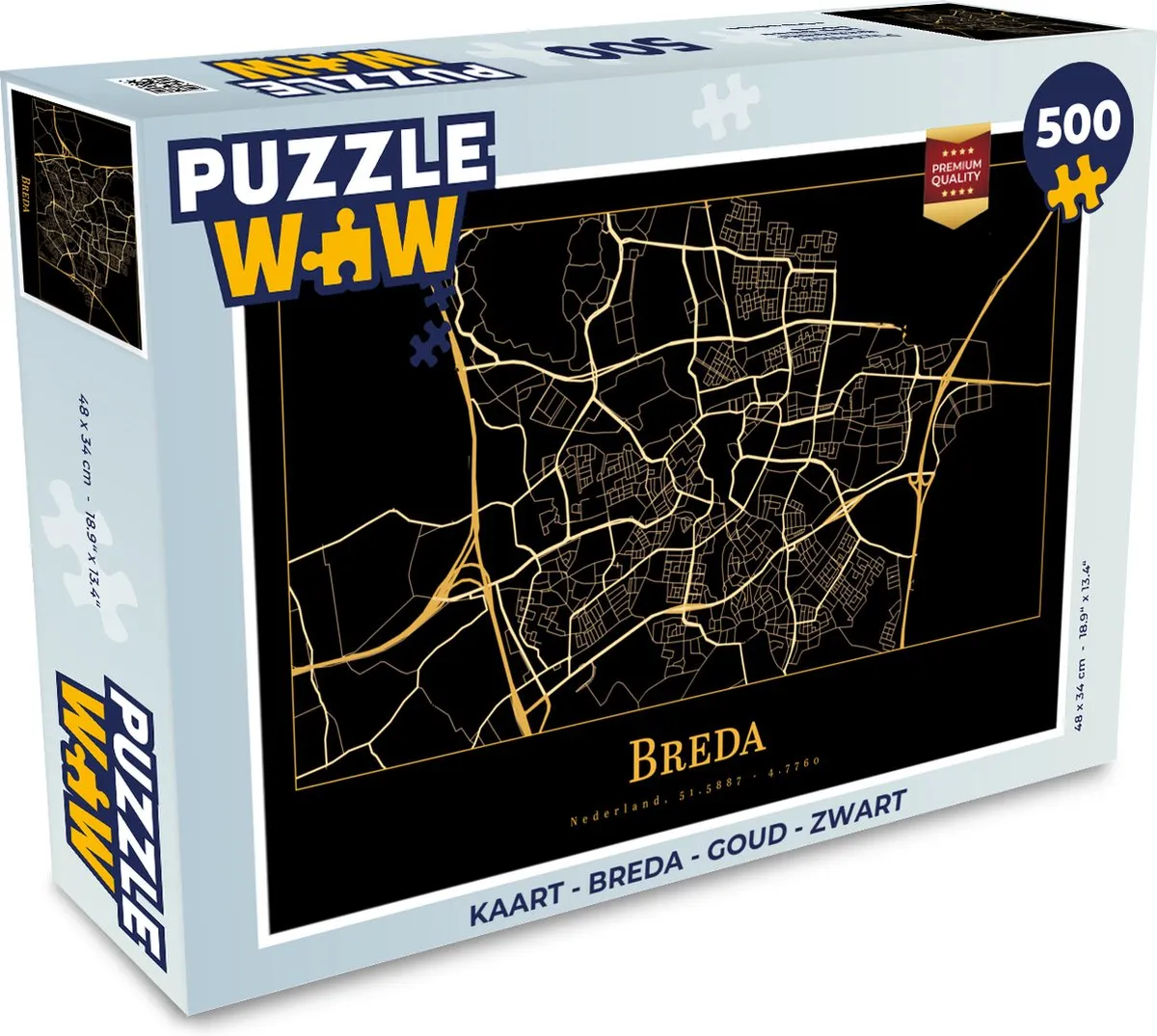 PuzzleWow Legpuzzel Breda 500 Stuks