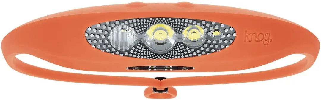 Knog Hoofdlamp Bilby Oplaadbaar 400 Lumen Led Siliconen Oranje